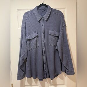 Aerie LumberJane Waffle Shirt